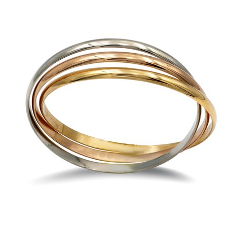 Cartier collezione "Trinity de Cartier" braccialeanno 1997peso 57,6 gr.in oro...