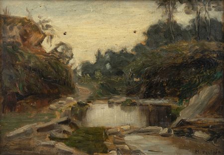 MARIO BERTOLA<BR>Torino 1880 - 1926<BR>"Ospedaletti" 1907