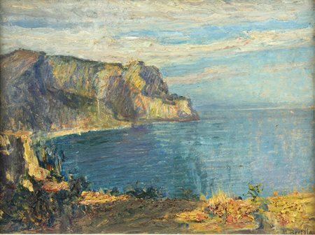 MARIO BERTOLA<BR>Torino 1880 - 1926<BR>"Riviera ligure"