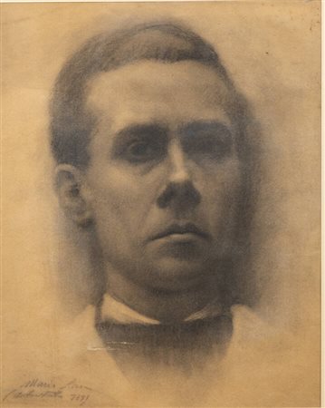 MARIO LISA<BR>Torino 1908 - 1992<BR>"Autoritratto" '939