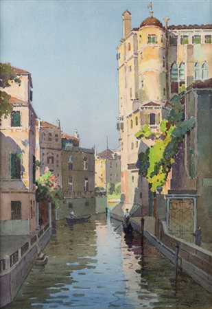 EUGENIO GAYS<BR>Rivara Canavese (TO) 1861 - 1938 Cuorgnè (TO)<BR>"Venezia"