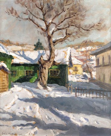 FELICE VELLAN<BR>Torino 1889 - 1976<BR>"A Trana" 8 gennaio 1945