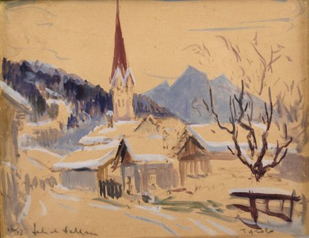 FELICE VELLAN<BR>Torino 1889 - 1976<BR>"Tirolo" 1932