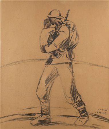 PIETRO MORANDO<BR>Alessandria 1892 - 1980<BR>"Il reduce"