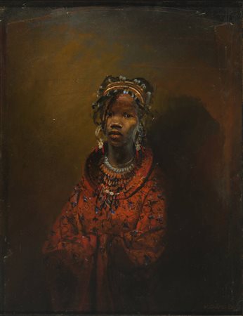 PHILIPPE GAREL<BR>Francia 1945<BR>"Ritratto etnico" 1984