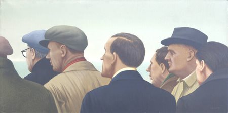 GIOVANNI MACCIOTTA<BR>Torino 1927 - 1993 Coassolo (TO)<BR>"I presenti" 1980