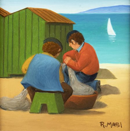 ROBERTO MASI<BR>I 1940<BR>"Riparazione della rete" 2009