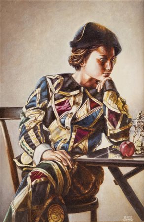 SERGIO NARDONI<BR>Firenze 1947<BR>"Arlecchino"