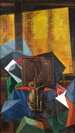 ETTORE FICO<BR>Piatto Biellese (VC) 1917 - 2004 Torino<BR>"Natura morta" 1971