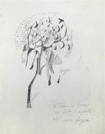 PIERO RUGGERI<BR>Torino 1930 - 2009<BR>"Senza titolo" anni '960