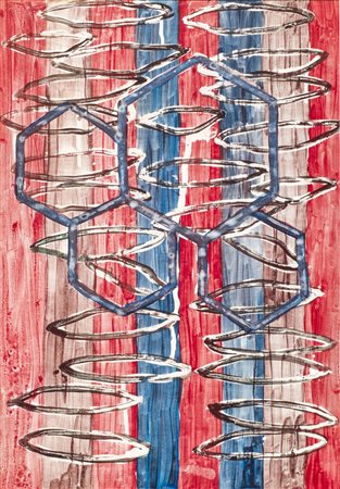 PIERO RAMBAUDI<BR>Torino 1906 - 1991<BR>"Senza titolo" 1989