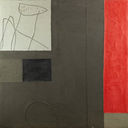 GIANFRANCO ASVERI<BR>Fiorenzuola d'Adda (PC) 1948<BR>"Composizione" ottobre 1990