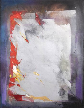 ROMANO CAMPAGNOLI<BR>Torino 1934 - 2009<BR>"Composizione astratta"