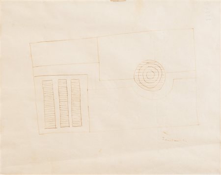 Lucio Fontana (1899-1968), Composizione astratta, 1934