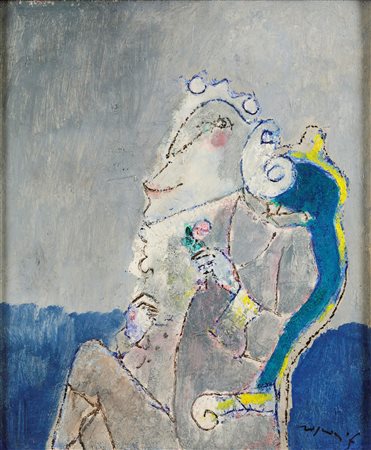 Franco Rognoni (1913-1999), Cavaliere Barocco, 1974