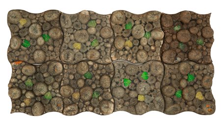 Piero Gilardi (1942), Pave' piuma, 1971 ca