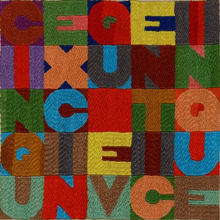 Alighiero Boetti (1940-1994), Cinque per cinque, 1988