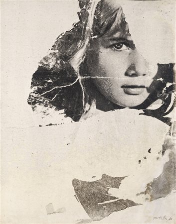 Mimmo Rotella (1918-2006), Con sospetto, 1963