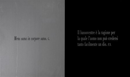 Joseph Kosuth (1945), Mens agitat molem #6, 2003