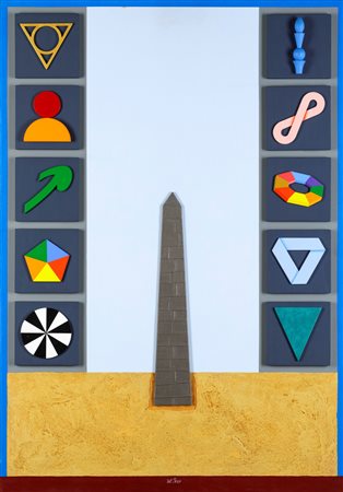 Lucio Del Pezzo (1933-2020), Obelisco