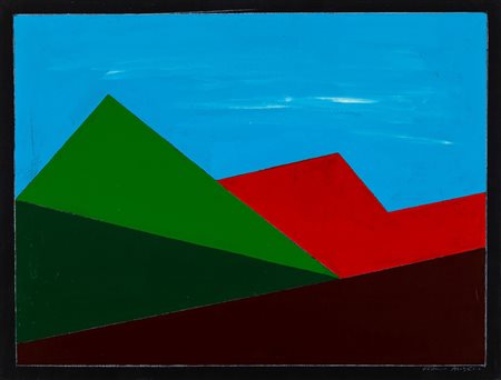 Franco Angeli (1935-1988), Canto proveniente dalle Ande, 1973-1977