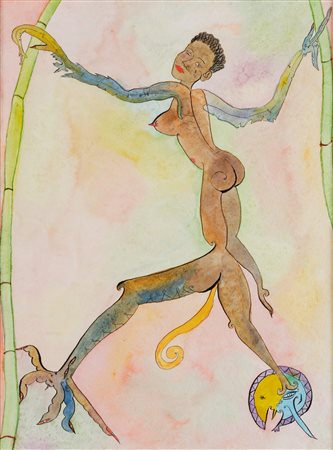 Luigi Ontani (1943), Belzebù fra i bambù a Bobò