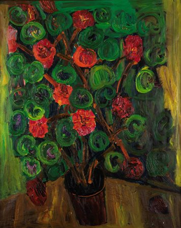 Bruno Cassinari (1912-1992), Gerani al sole, 1966