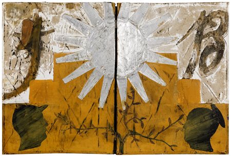 Bruno Ceccobelli (1952), Con riposo ritorna, 1989