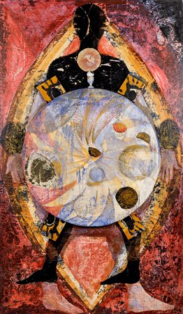 Bruno Ceccobelli (1952), Palla Regina, 1990