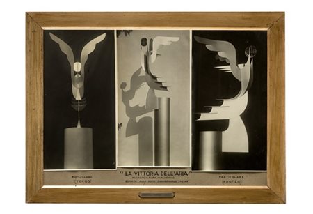 Ernesto Thayaht La vittoria dell'aria 1930/31

Collage composto da tre stampe fo