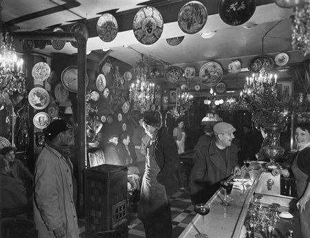 Robert Doisneau Cafè 1950 ca.

Stampa fotografica vintage alla gelatina sali d'a