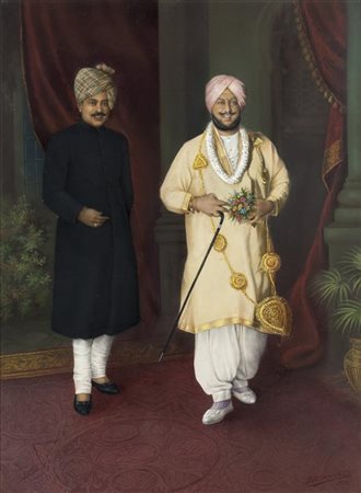 Portrait of Indian nobility 

Stampa fotografica vintage alla gelatina sali d'a