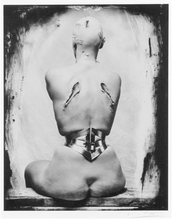 Joel Peter Witkin Woman once a bird 1990Stampa fotografica al platino.Firma d