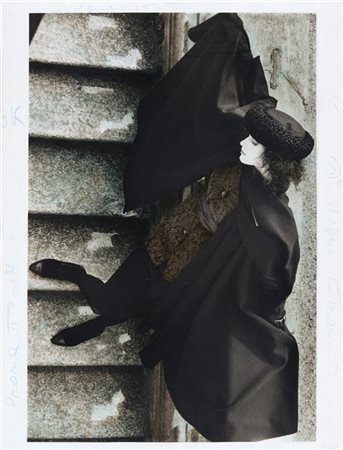 CHERYL KORALIK Moda Mimmina ritratto su scala 

Stampa fotografica vintage alla