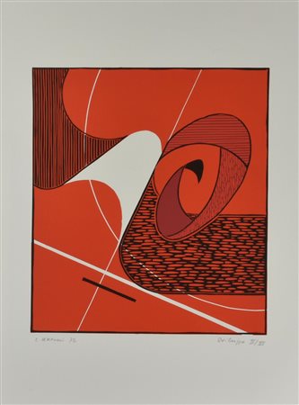 Luigi Veronesi (1908 - 1998) SVILUPPO xilografia, cm 64,5x47,5; es. II/VV...