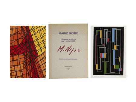Mario Nigro (1917 - 1992) MARIO NIGRO 10 OPERE GRAFICHE DAL 1948 AL 1955...