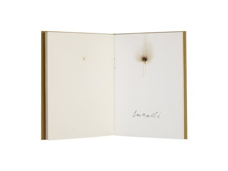 Jannis Kounellis (1936 - 2017) LA VIA DEL SANGUE interventi su libretto, cm...