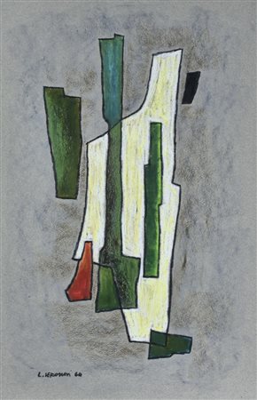 Luigi Veronesi (1908 - 1998) FRAMMENTI N. 90 pastelli a cera su carta, cm...