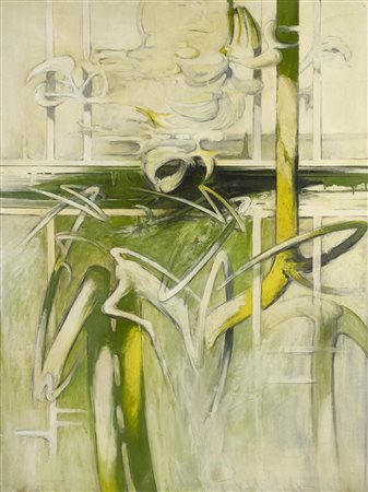 Umberto Mariani (1936) FICO IN GIARDINO olio su tela, cm 120x90 Esposizioni...