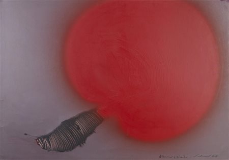 Emilio Scanavino (1922 - 1986) SENZA TITOLO acrilico su cartoncino, cm 70x100...