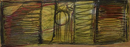 Renata Boero (1936) COMPOSIZIONE tecnica mista su cartoncino applicato su...