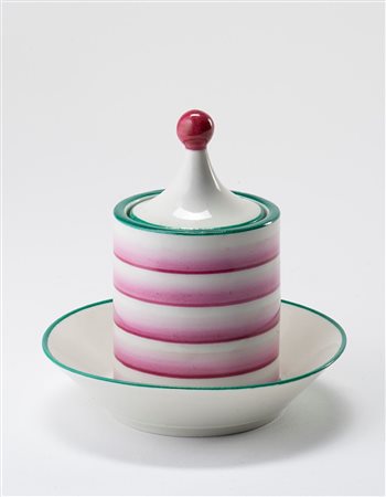 Gio Ponti (1891-1979)  - Polychrome porcelain inkwell, 1927