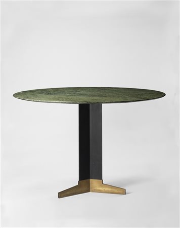 Ignazio Gardella - Table in enamel steel and brass, 1950 ca.