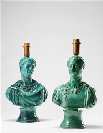 Piero Fornasetti (1913-1988)  - Pair of table lamps, 1960 ca.