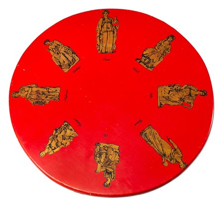 Manifattura Italiana - Screeprinted table, 1950 ca.