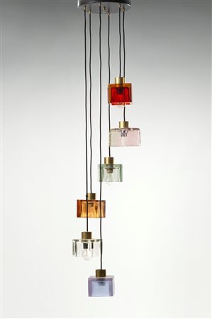 Flavio Poli - Suspension chandelier, 1960 ca.