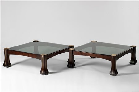 Luciano Frigerio - Pair of small tables, 1966
