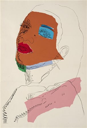 Andy Warhol "Ladies and Gentlemen" 1975
serigrafia a colori
cm 94,5x65
Firmata,