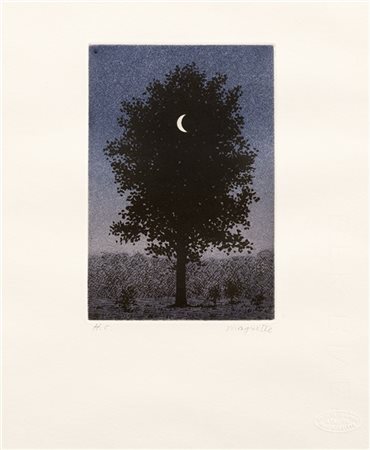 Renè Magritte "Le 16 Septembre" 
acquaforte a colori
cm lastra 15x10
numerata H.