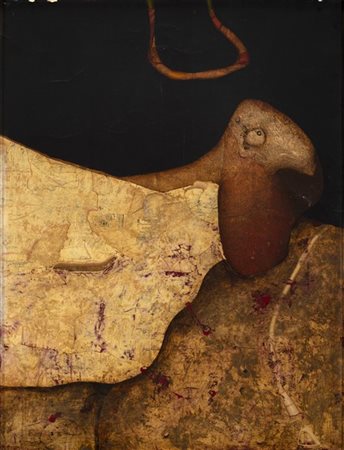 Enrique Brinkmann "Vigilante" 1977
olio su tela
cm 116x89
Firmato e datato 1977